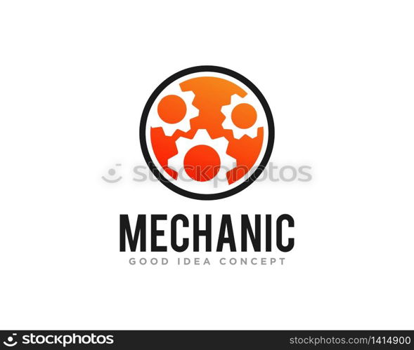 Automotive and Mechanic Logo Icon Design Vector