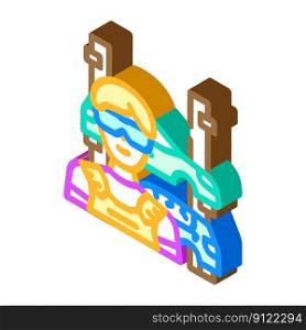 automotive body and glass repairer isometric icon vector. automotive body and glass repairer sign. isolated symbol illustration. automotive body and glass repairer isometric icon vector illustration