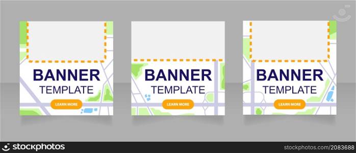 Automotive industry web banner design template. Efficient transportation. Vector flyer with text space. Advertising placard with customized copyspace. Printable poster for advertising. Arial font used. Automotive industry web banner design template