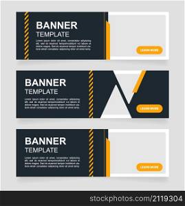 Automotive marketing web banner design template. Car dealership. Vector flyer with text space. Advertising placard with customized copyspace. Printable poster for advertising. Arial font used. Automotive marketing web banner design template