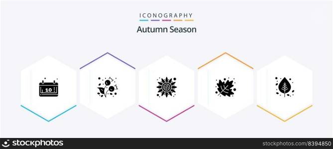 Autumn 25 Glyph icon pack including leaf. autumn. autumn. thanksgiving. autumn