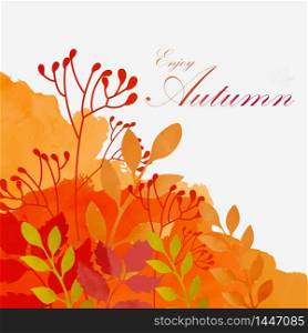 Autumn background. vector