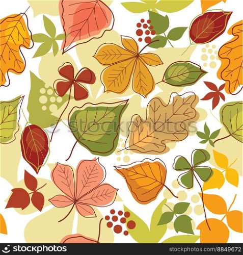 Autumn background vector image