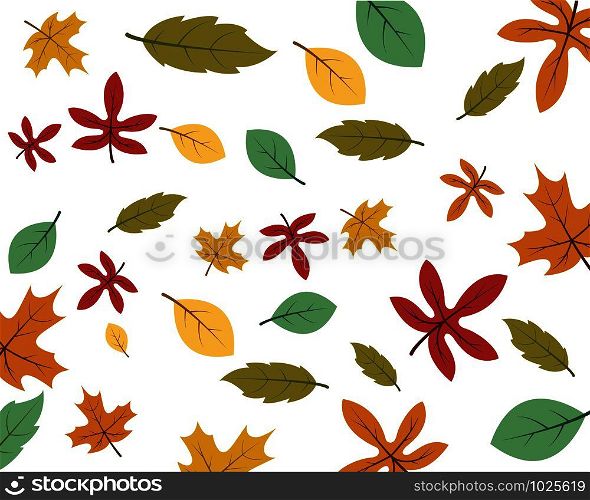 autumn background vector template ilustration