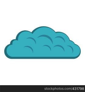 Autumn cloud icon flat isolated on white background vector illustration. Autumn cloud icon isolated