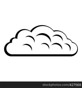 Autumn cloud icon. Simple illustration of autumn cloud vector icon for web. Autumn cloud icon, simple style