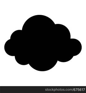 Autumn cloud icon. Simple illustration of autumn cloud vector icon for web. Autumn cloud icon, simple style.