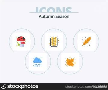 Autumn Flat Icon Pack 5 Icon Design. fall. autumn. forest. tree. leaf