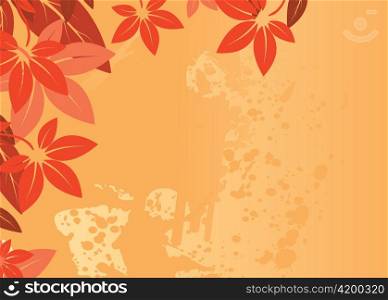autumn floral background