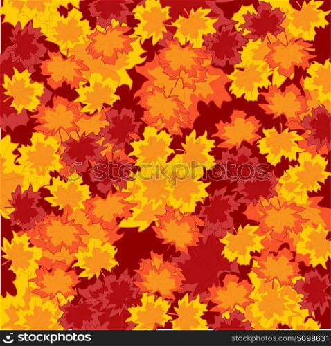 Autumn foliage background. Bright colorful background from autumn foliage.Vector illustration