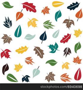 Autumn forest pattern