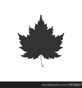 Autumn icon. Flat icon autumn leaves. Vector illustration