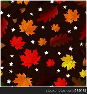 autumn leaf fall. For fabric, baby clothes, background, textile, wrapping paper and other decoration. Repeating editable vector pattern. EPS 10. autumn leaf fall. For fabric, baby clothes, background, textile, wrapping paper and other decoration. Vector seamless pattern EPS 10
