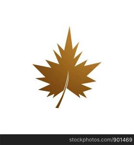 autumn leaf icon vector design template