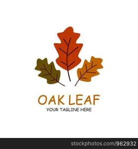Autumn Leaf logo template vector illustration