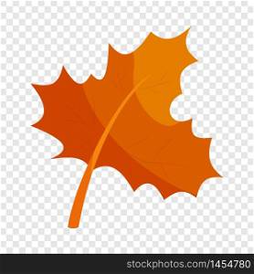 Autumn leave icon in cartoon style isolated on background for any web design. Autumn leave icon, cartoon style