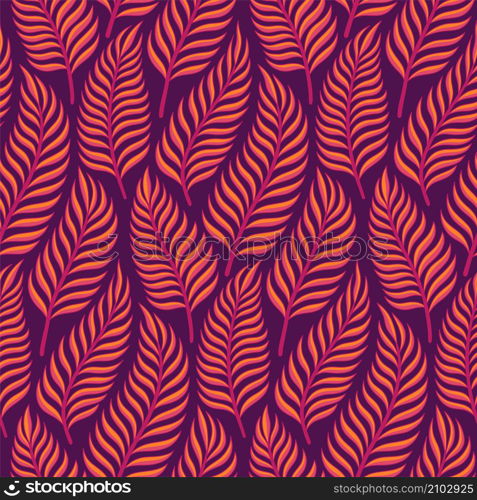 Autumn leave vector seamless pattern design. Awesome for spring summer vintage fabric, textile, wallpaper, scrap booking, gift wrap, invitation, and clothing.