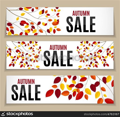 Autumn Leaves Sale Background Vector Illustration EPS10. Autumn Leaves Sale Background Vector Illustration