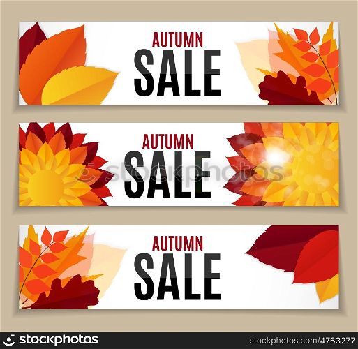 Autumn Leaves Sale Background Vector Illustration EPS10. Autumn Leaves Sale Background Vector Illustration