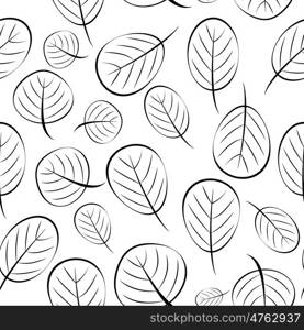 Autumn Leaves Seamless Pattern Background Vector Illustration EPS10. Autumn Leaves Seamless Pattern Background Vector Illustration