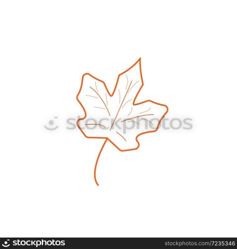 Autumn logo vector template design