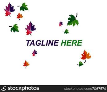 autumn logo vector template ilustration