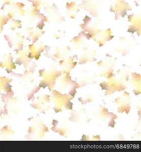 Autumn maple leaves pattern background. Colored art autumn leaves. Fabric texture. And also includes EPS 10 vector