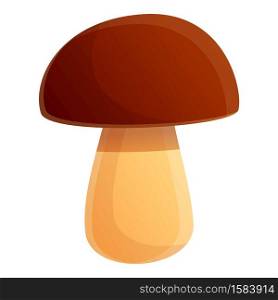 Autumn mushroom icon. Cartoon of autumn mushroom vector icon for web design isolated on white background. Autumn mushroom icon, cartoon style