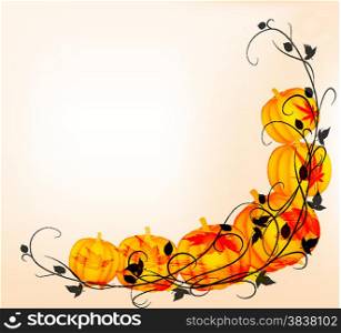 autumn pumpkins ornament