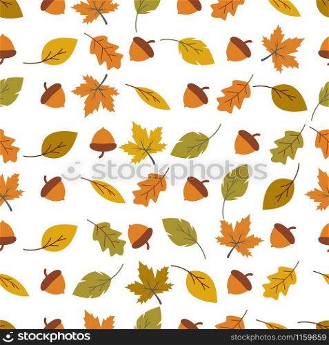 Autumn seamless background wallpeper vector illustration