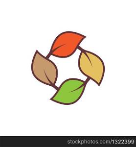 Autumn vector icon illustration design