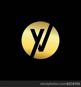AV monogram logo vector design