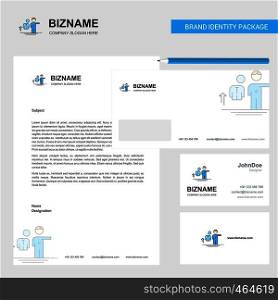 Avatar Business Letterhead, Envelope and visiting Card Design vector template