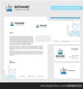 Avatar Business Letterhead, Envelope and visiting Card Design vector template
