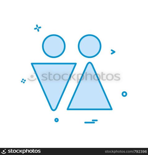 Avatar icon design vector