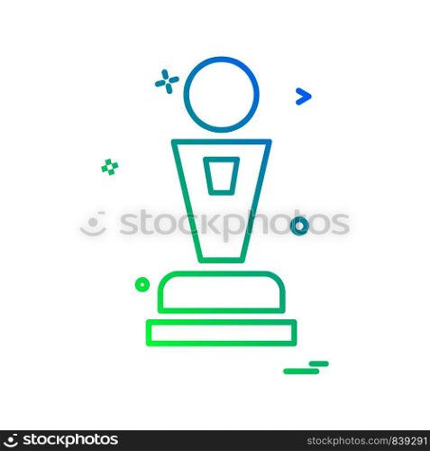 Avatar icon design vector