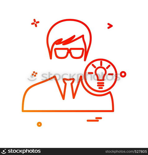 Avatar male icon design vector