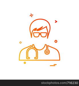 Avatar male icon design vector