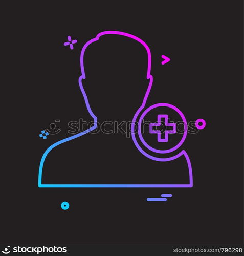 Avatar male icon design vector