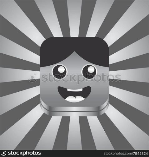 avatar portrait picture icon vector graphic art design illustration