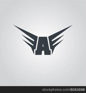 aviator symbol logo logotype theme. aviator symbol logo logotype theme vector illustration