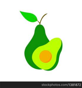 Avocado icon illustration vector