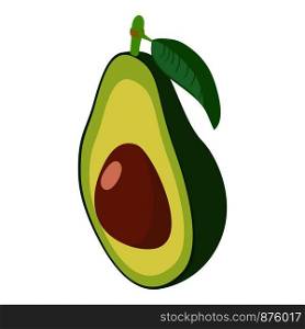 Avocado icon. Isometric illustration of avocado vector icon for web. Avocado icon, isometric 3d style