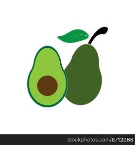 avocado icon vector illustration symbol design
