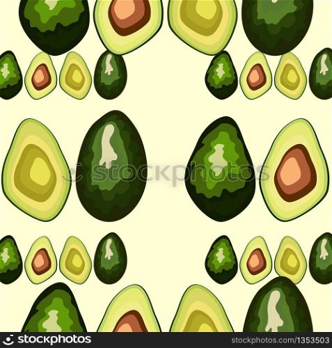 Avocado seamless pattern. print, fabric and organic, vegan, raw products packaging. eco and healthy food. Avocado seamless pattern. print, fabric and organic, vegan, raw products packaging. Texture for eco and healthy food
