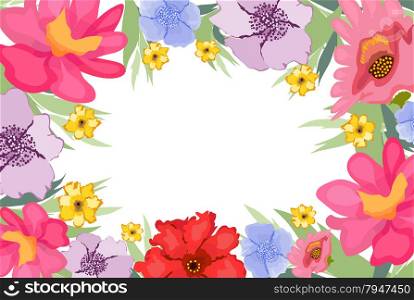 Avonlea Watercolor Flowers background