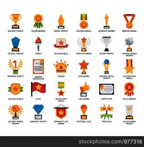 Award and Reward , Thin Line and Pixel Perfect Icons
