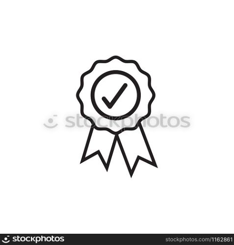 Award badge icon design template vector illustration isolated