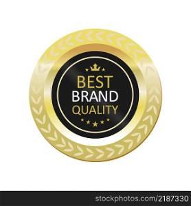 Award for business development stamp vector design. Company brand quality. Isolated outline illustration. Guarantee badge. Approved seal with text. Decorative sticker on white background. Award for business development stamp vector design