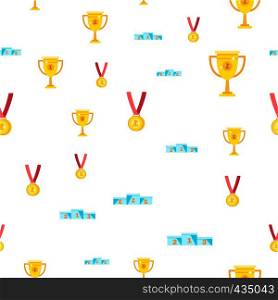 Award Seamless Pattern Vector. Gold Cup Prize. Victory Symbol. Challenge. Cute Graphic Texture. Textile Backdrop. Cartoon Background Illustration. Award Seamless Pattern Vector. Gold Cup Prize. Victory Symbol. Challenge. Cute Graphic Texture. Textile Backdrop. Cartoon Colorful Background Illustration